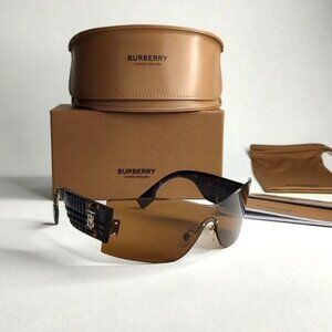Burberry Sunglasses Bella BE3137 110963 Havanna Rimless Shield Brown Lens